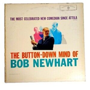 The Button Down Mind of Bob Newhart Vinyl Record Album 1960 Warner Comedy W 1379